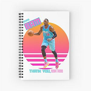 Wham, Bam Thank you Ma'am - Adebayo - Miami Heat Spiral Notebook
