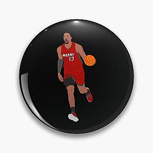 Bam Adebayo Miami Heat Basketball T-Shirt Pin