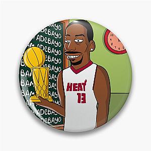 Bam Adebayo Simpsons Character Pin