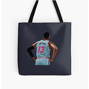Bam Adebayo Vector Back Tote Bag