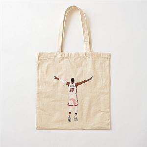 Bam Adebayo Threes Celebration Cotton Tote Bag