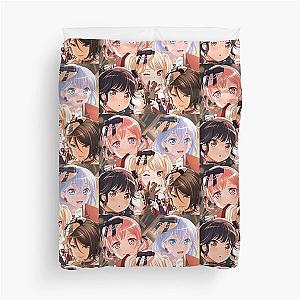 BanG Dream Bandori Rui Tsukushi Touko Nanami Mashiro Analysis of Harmony Edit Duvet Cover