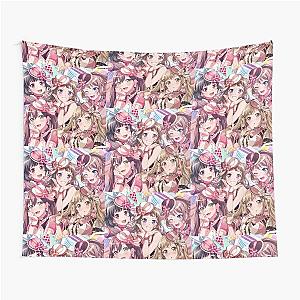 BanG Dream Bandori Poppin Party PoPiPa Candy House Set Edit Tapestry