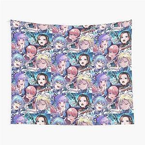 BanG Dream Bandori Rei Masuki Rokka Reona Chiyu Raise The Curtain Edit Tapestry