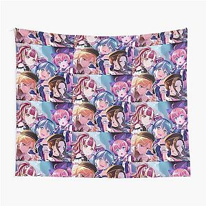 BanG Dream Bandori Rei Masuki Rokka Reona Chiyu OutsideInside Edit Tapestry