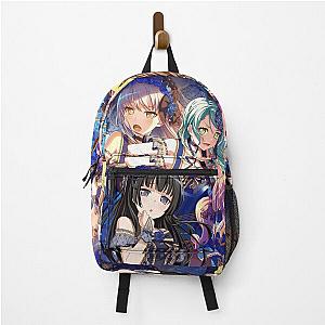 BanG Dream Bandori Sayo Yukina Rinko Ako Lisa Rainy Blue Rose edit Backpack