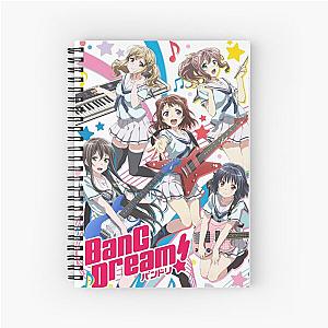 BanG Dream! poster Spiral Notebook