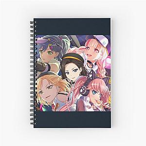 BanG Dream Bandori Rei Masuki Rokka Reona Chiyu From The Past Edit Spiral Notebook