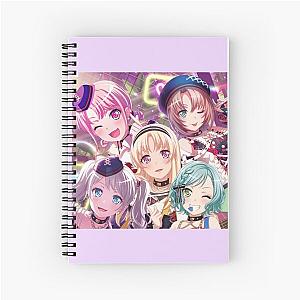 BanG Dream Bandori Maya Eve Aya Chisato Hina That Day That Song Edit Spiral Notebook