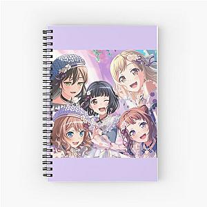 BanG Dream Bandori Tae Saaya Kasumi Arisa Rimi Dear Friend Song Edit Spiral Notebook