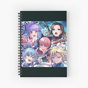 BanG Dream Bandori Rei Masuki Rokka Reona Chiyu Raise The Curtain Edit Spiral Notebook