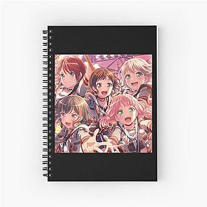 BanG Dream Bandori Afterglow Aglow Band Story 3 Set Edit Classic . Spiral Notebook