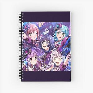 BanG Dream Bandori Roselia Yukina Sayo Rinko Ako Lisa Sprechchor Edit Spiral Notebook