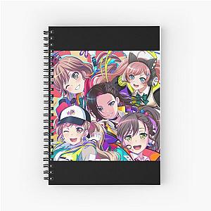 BanG Dream Bandori Lisa Tae Rei Tae Arisa CHU2 Paint It Vivid Edit Spiral Notebook