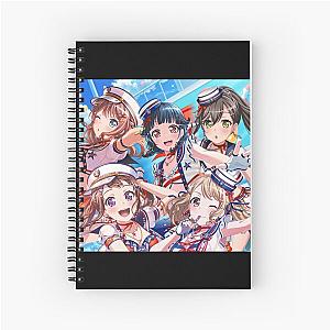 BanG Dream Bandori Saaya Rimi Arisa Kasumi Tae Full Starboard edit Spiral Notebook