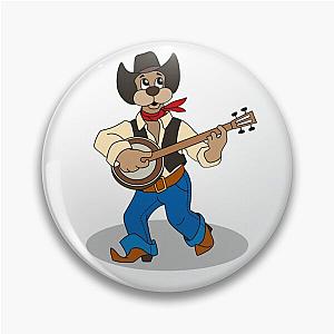 Play More Banjo Pin