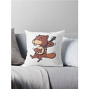 Play More Banjo Throw Pillow