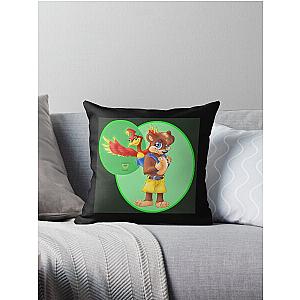 Banjo and Kazooie  Throw Pillow