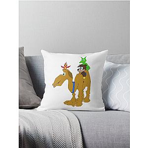 Banjo and kazooie camel parody Throw Pillow