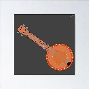 Left-handed banjo Poster