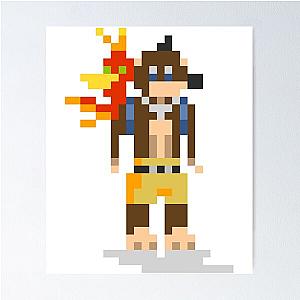 Banjo-Kazooie Pixel Art Poster