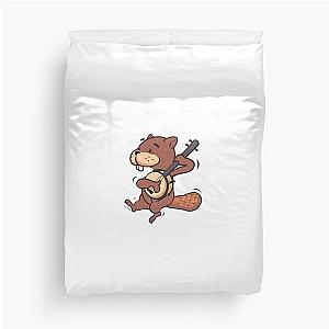 Play More Banjo Duvet Cover