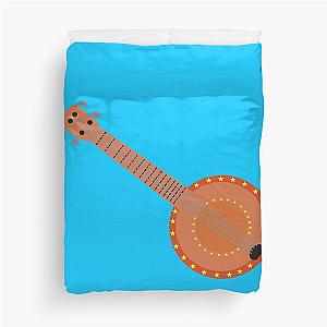 Left-handed banjo Duvet Cover