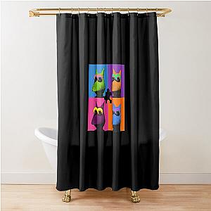 Warhol Kazooie  Shower Curtain