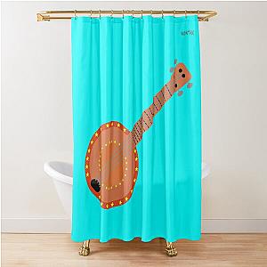 Banjo graphic Shower Curtain