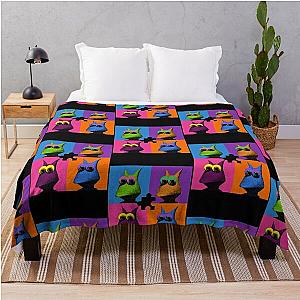 Warhol Kazooie  Throw Blanket