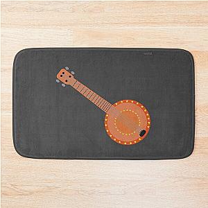 Left-handed banjo Bath Mat