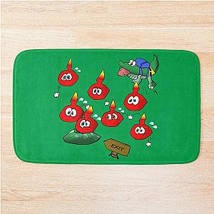 Crocodile Banjo and Kazooie Parody Bath Mat