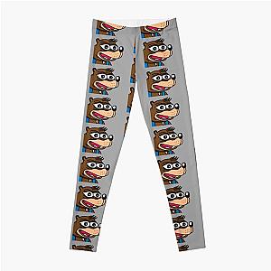 Banjo Kazooie Sticker Feeling Happy Good Times Man Pepe Meme Leggings