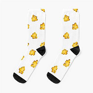 Banjo-Kazooie Jiggy Puzzle Piece Pattern Shirt (White) Socks