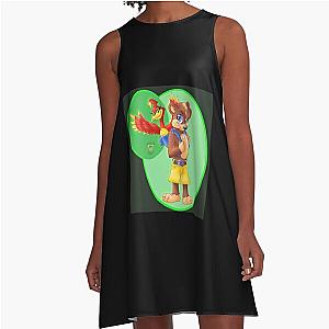 Banjo and Kazooie  A-Line Dress