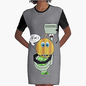 Banjo Pumpkin VDM Graphic T-Shirt Dress