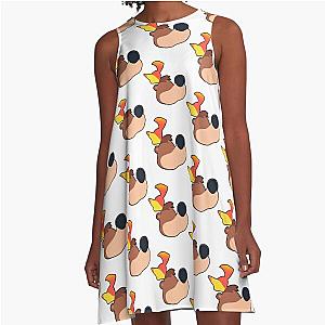 Banjo -amp-amp-amp- Kazooie Stock Icon   A-Line Dress