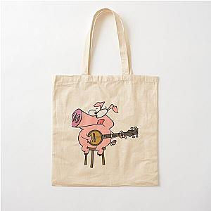 Play More Banjo Cotton Tote Bag