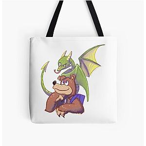 Banjo -n Kazooie  All Over Print Tote Bag