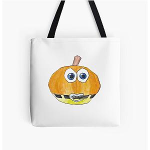 Pumpkin Banjo All Over Print Tote Bag