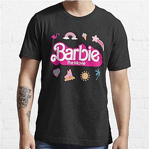 Barbie The Movie - Movie Logo Icons Essential T-Shirt