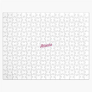 Atlanta Barbie Text Jigsaw Puzzle