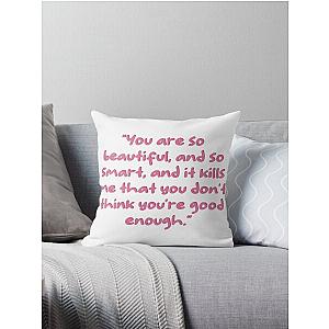 Barbie Quote Design  Throw Pillow