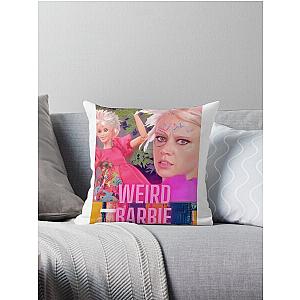 Weird barbie Throw Pillow