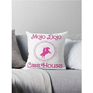 Ken's Mojo Dojo Casa House Barbie Movie Throw Pillow