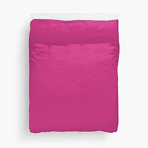 Bright Hot Barbie Pink Duvet Cover