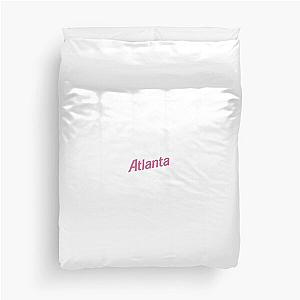 Atlanta Barbie Text Duvet Cover