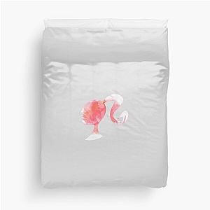 Barbie pink heart logo Duvet Cover