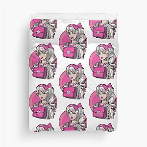 barbie nurse sketch art Duvet Cover