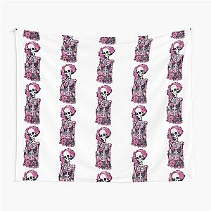 Darkly Enchanting Gothic Skeleton Barbie Design Inspiration - Barbie Goth Tapestry